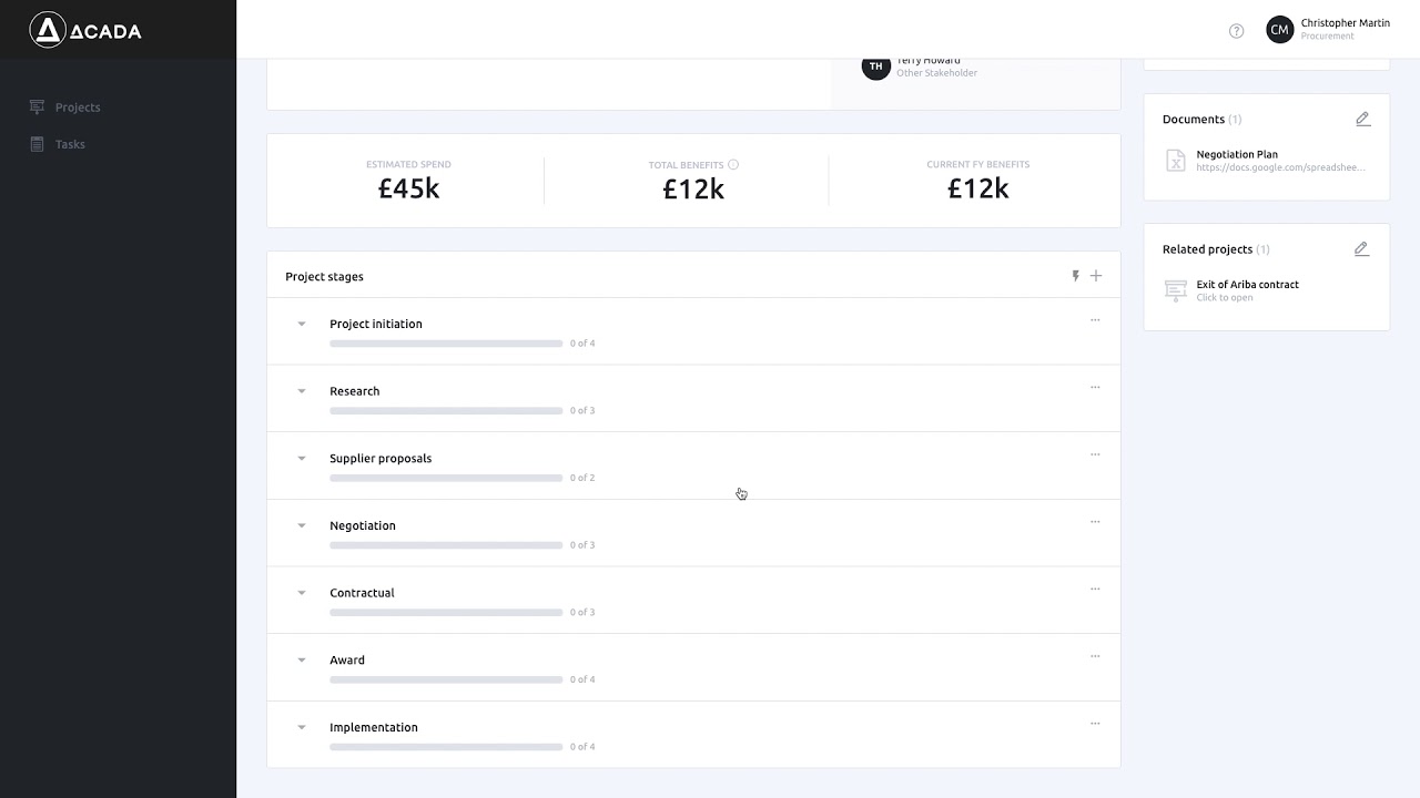 Projectview Task Wizard