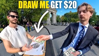 I Paid Strangers to Draw Me in NYC