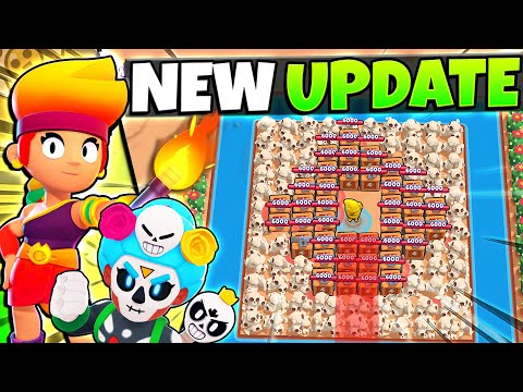 EXCLUSIVE Map Maker Gameplay + New Legendary Brawler Amber! 14 Skins! Brawl Stars October Update