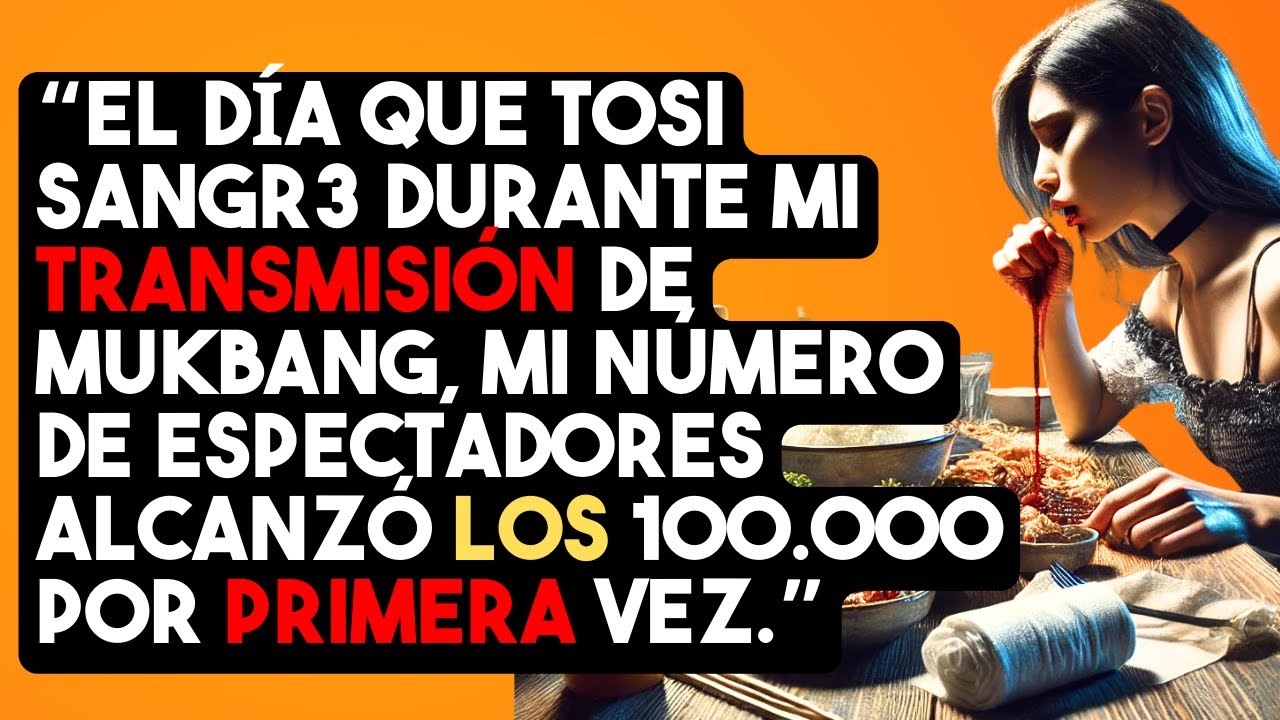 El día que tosi sangre durante mi transmisión de mukbang, mi número de espectadores alcanzó 100.000