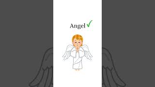 Learning English #confusedwords #learnenglish #aprenderingles #aprenderingles #angel #spelling