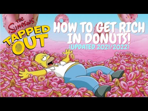 The Simpsons Tapped Out: How To Get Rich In Donuts! (Updated 2021/2022)