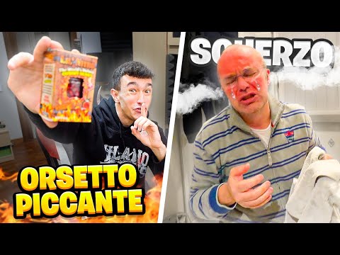 SCHERZO ORSETTO GOMMOSO PIÙ PICCANTE al MONDO a MIO PAPÀ! *LEGGENDARIO*