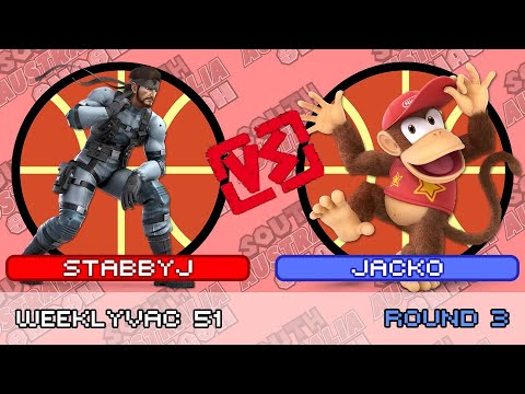 WeeklyVac 51 - SSBU - StabbyJ (Snake) vs Jacko (Diddy Kong)