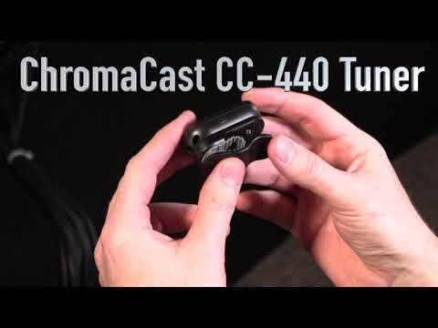 ChromaCast CC-440 Series Chromatic Guitar Tuner, Sunset Orange image 14