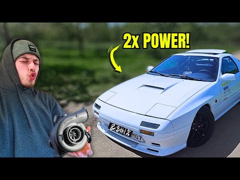 BIG TURBO Swapping My Mazda RX-7 FC3S! (This is insane...)