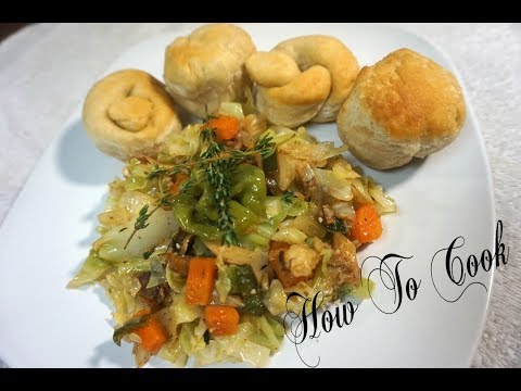 Jamaican Cabbage and CODFISH | SALT FISH RECIPE-HOW TO COOK