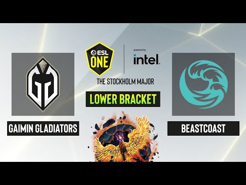 Dota2 - Gaimin Gladiators vs. beastcoast - Lower Bracket - Game 1 -  ESL One Stockholm 2022