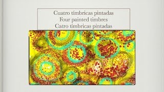 Cuatro tímbricas pintadas, concierto didáctico, Música Práctica ensemble