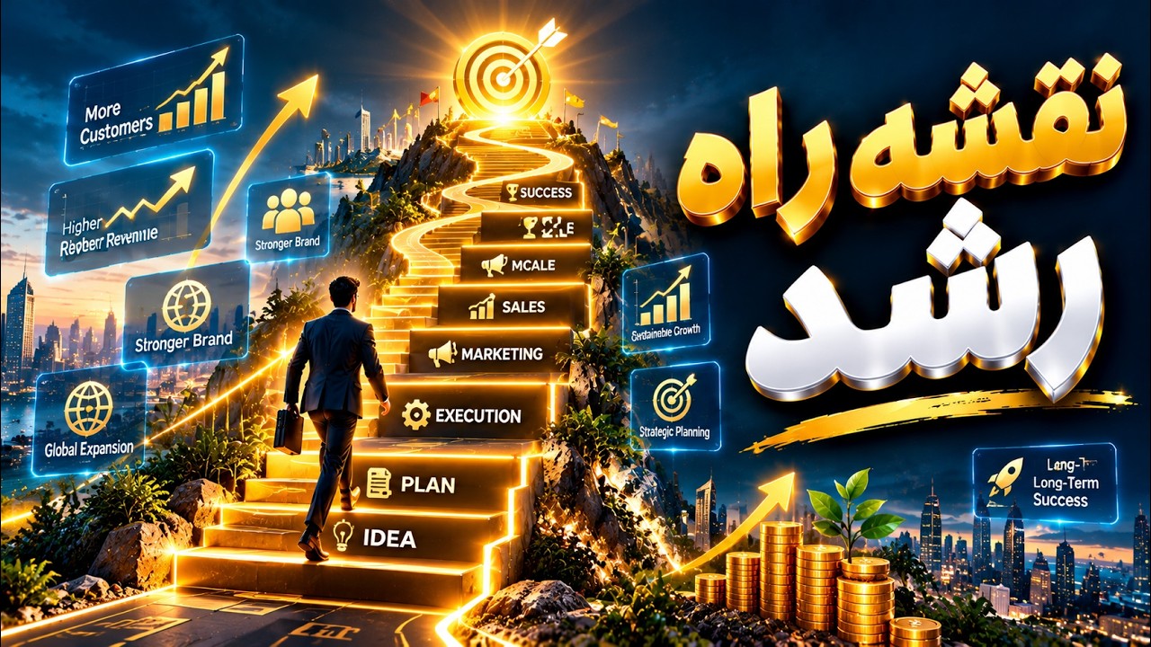 🚀 نقشه راه رشد کسب‌ وکار؛ از فردا چطور رشد حداکثری را شروع کنیم؟
