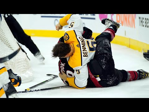 Rough stuff from the Nashville Predators vs Carolina Hurricanes game (2021 NHL) GM 2