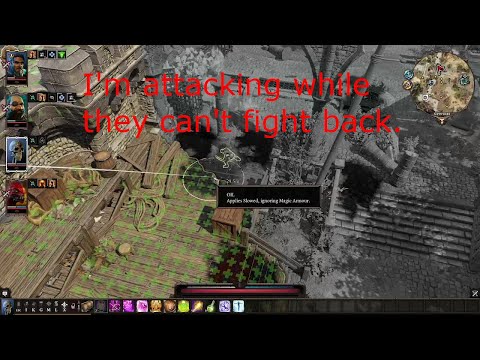 Beating Dallis At Fort Joy While Outside Combat - Divinity Original Sin 2
