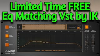Video thumbnail for Limited Time FREE EQ Match VST Plugin & Reference Tracks For Mastering - IK Multimedia Master Match by Amner Hunter