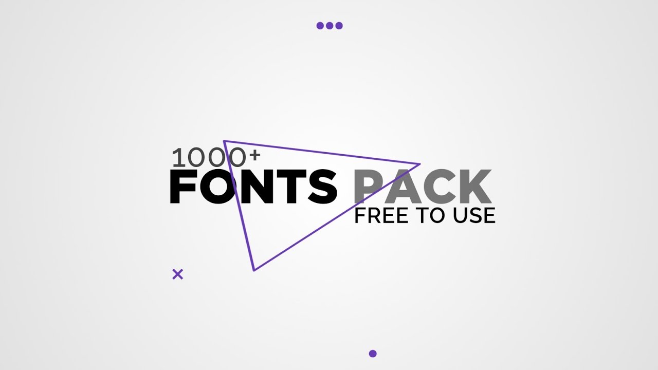1000+ Fonts Pack Free Download| SAIKAT BHUNYA