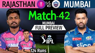 IPL 2023 Match-42 | Mumbai Vs Rajasthan Match Playing 11 | MI Vs RR IPL 2023 | RR Vs MI 2023 Preview