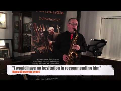 Martin Little - Saxophonist - "Happy" promo video