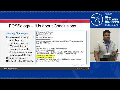 Gaurav Mishra and Shaheem Azmal M MD - FOSSology: OSS for open-source license compliance