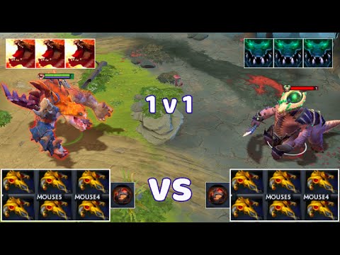 Primal Beast vs Underlord with Giant Ring | 1V1 who wins?? Dota2 7.31d