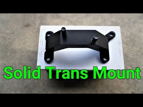 Solid Transmission Mount Install