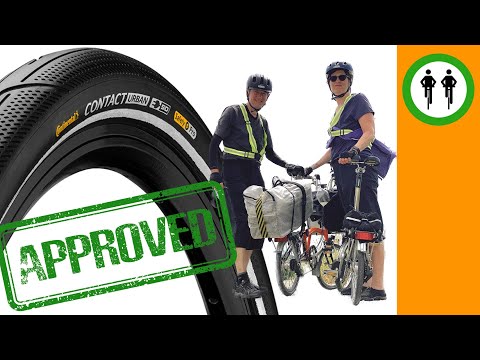 Brompton Continental Contact Urban vs Marathon - A 1200km Test