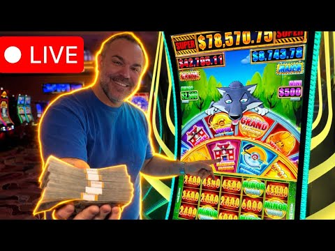 🔴Live DESTROYED the High Limit Room in Under an Hour!! ($100,000 Gamble)