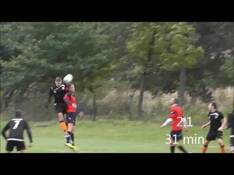 V liga 11 kolejka  Bramki z meczu Strzelec Dąbrowica - Unia Nowa Sarzyna  16.10.2016r