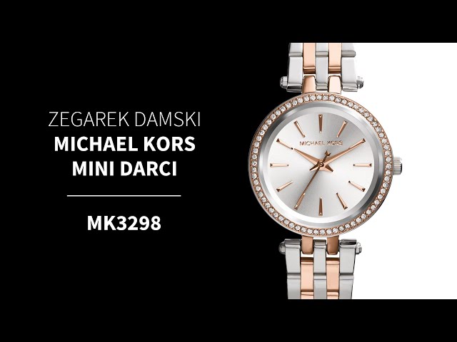 ساعة مايكل كورس بيتي دارسي كوارتز نسائية - MK3298.B