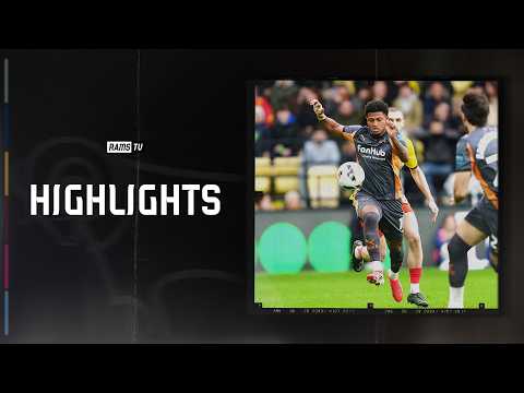 HIGHLIGHTS | Watford vs Derby County