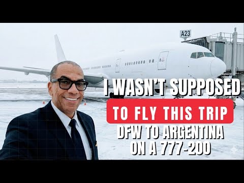 Airline Pilot VLOG: I went from Relief Pilot to Flying Pilot! DFW to Buenos Aires on a 777-200