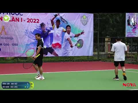 Hồng Sơn - Anh Việt VS Hải Quân - Bảo Long| Tennis Phong Trào Tennis Phong Trào