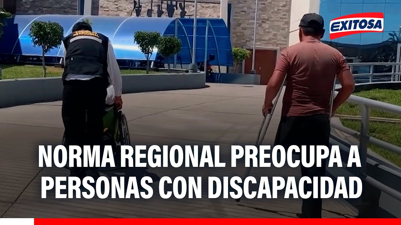 🔴🔵 Cambios en norma regional preocupan a personas con discapacidad