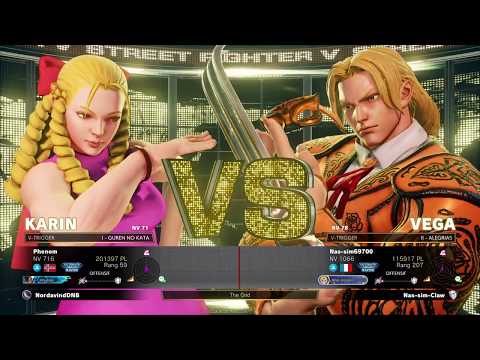 SFV AE : Phenom (Karin) vs Nas-sim (Vega)