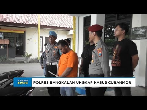 POLRES BANGKALAN UNGKAP KASUS CURANMOR