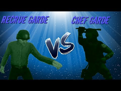 SCP (NO) RP - BONUS BATTLE : RECRUE GARDE VS CHEF GARDE [FR]