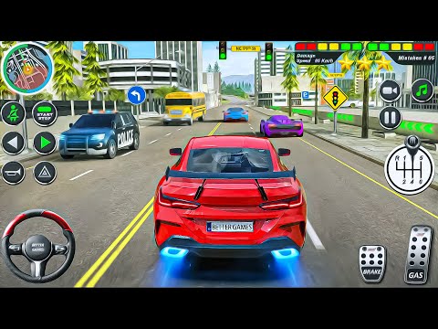Multi-Storey Sports Car Driving - Cars Parking Simulator - Android GamePlay