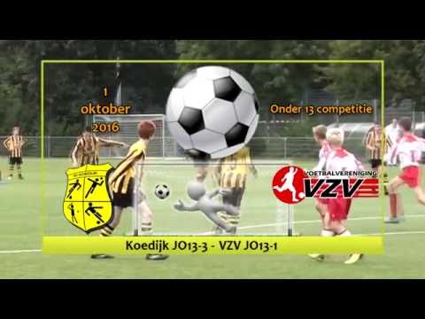 Koedijk JO13-3 - VZV JO13-1 (01-10-2016)
