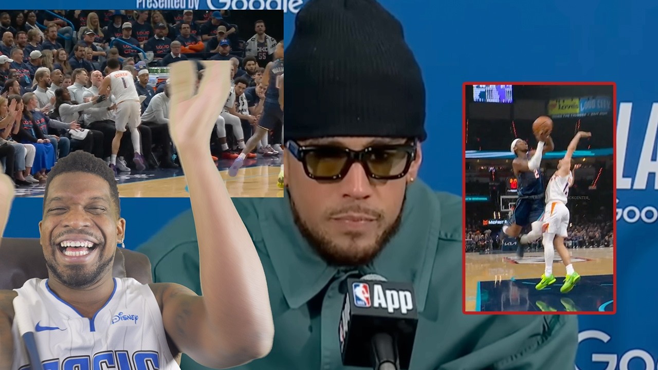 BOOKER CALLS OUT REFS BY NAME LMFAO! #8 SUNS at #1 THUNDER | FULL GAME 2 HIGHLIGHTS | April 22, 2026