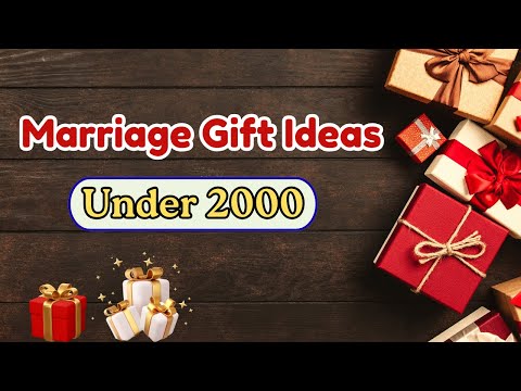 22 Best Marriage Gift Under 2000 | Wedding Gifts Under 2000 | Marriage Gifts Ideas @MagicGiftLab