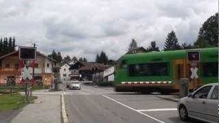 preview picture of video 'BÜ Frauenau mit RegioShuttle'