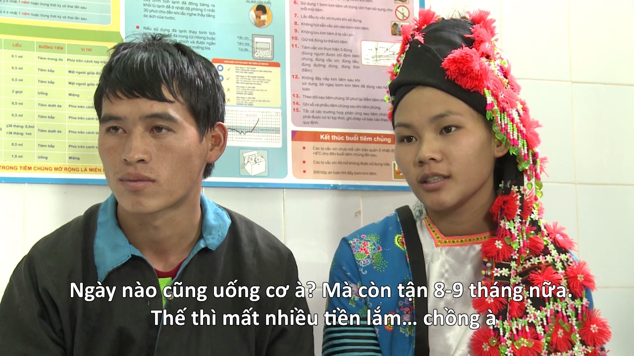 Uống bổ sung viên sắt và acid folic (bản tiếng Hmong)