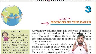 Class 6 Geography Chapter 3: Motions of the Earth [Full Chapter]