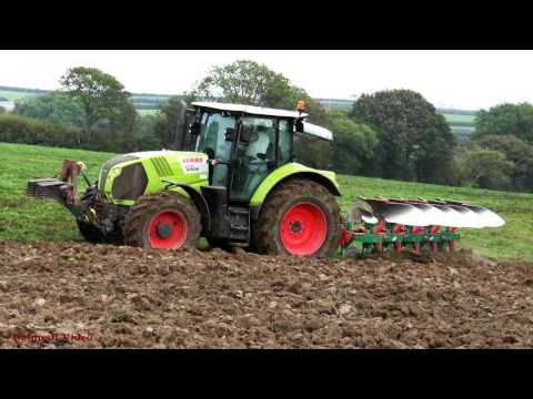 Ploughing the Rough - with NEW Kverneland 5, and this ground is hard!