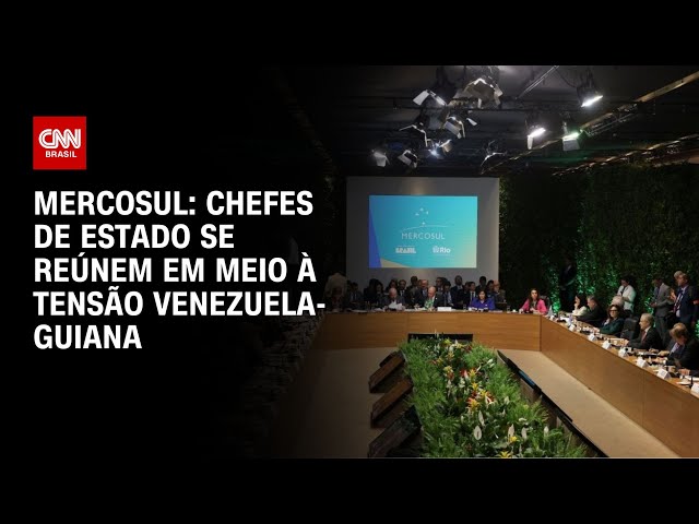 Mercosul: chefes de Estado se reúnem em meio à tensão Venezuela-Guiana | CNN NOVO DIA