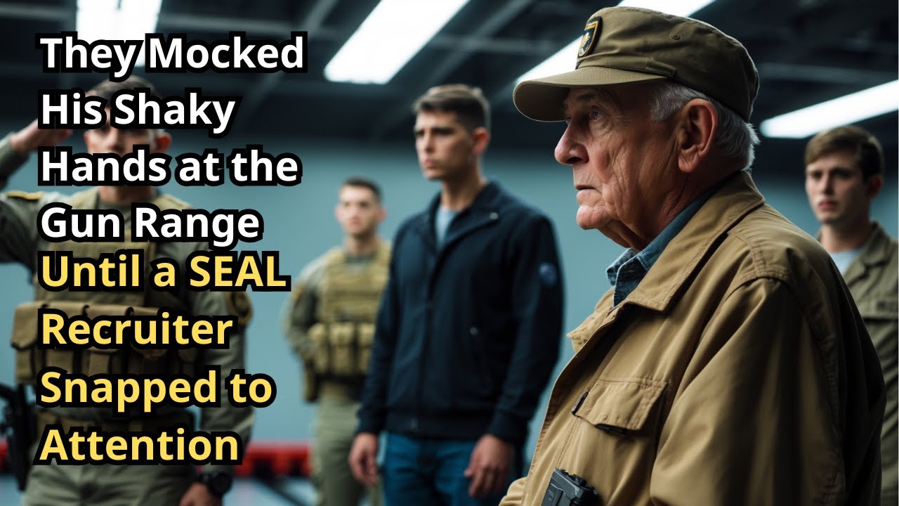 They Mocked His Shaky Hands at the Gun Range — Until a SEAL Recruiter Snapped to Attention...