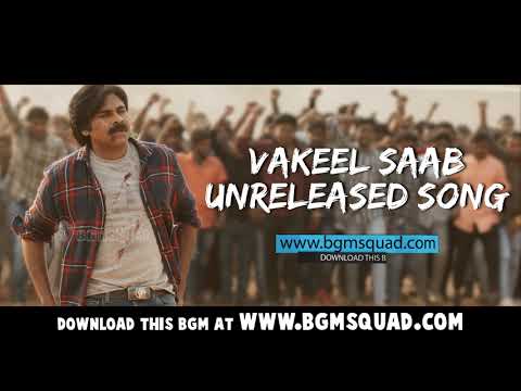Vakeel Saab Pada Pada Bit Song | Vakeel Saab Unreleased Full Song | Thaman Bgm