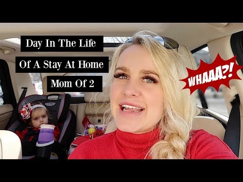 DAY IN THE LIFE OF A STAY AT HOME MOM 2018| SUCH A CRAZY DAY | SICK TODDLERS Video