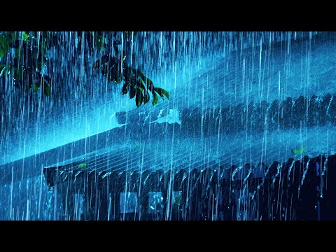 Sleep Soundly In 3 Minutes 🌧️ Heavy Rain And Thunder Sounds That Heal The Soul And Relax Your Mind