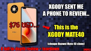XGODY sent me a phone to review...this is the $76 XGODY MATE40 - Full In-Depth Review & Teardown