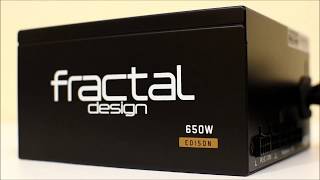 Fractal Design Edison M 650W (FD-PSU-ED1B-650W) - відео 2