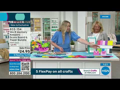 HSN | Crafting Essentials - We R Memory Keepers Crafting - 17th Anniversary 01.17.2023 - 05 AM
